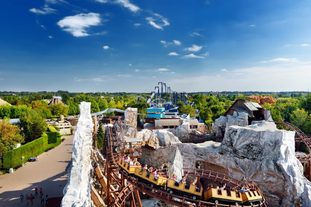 Gardaland Amusement Park Located In North Eastern Italy.