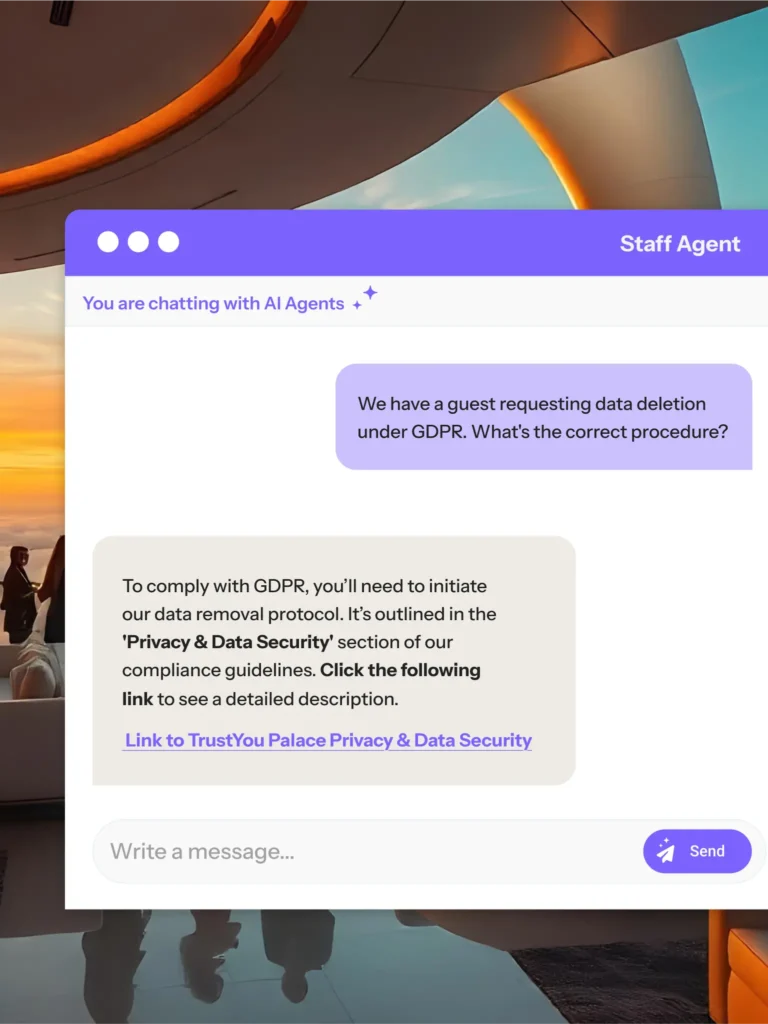 TrustYou AI Agents Staff Agent